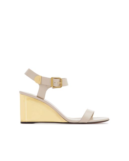 Chloé Natural Rebecca Wedge