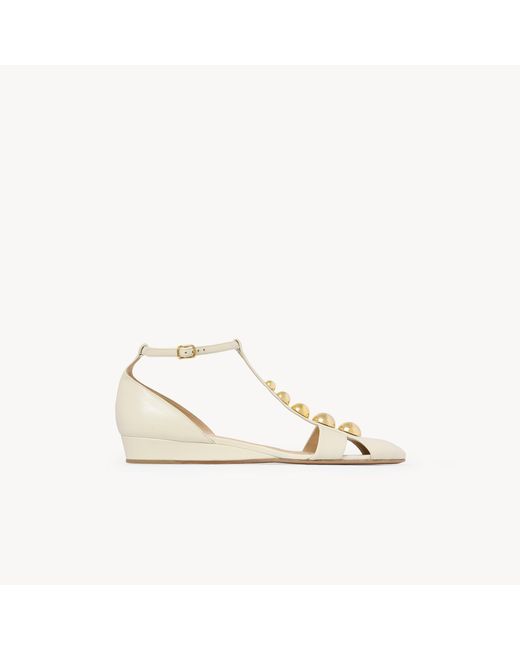 Chloé Natural Cleia Sandalen