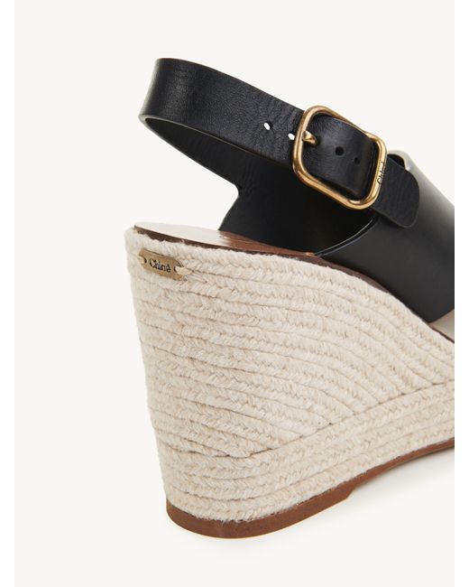 Chloé Natural Pary Wedge Espadrille