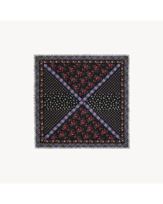 Chloé Black The Folk Square Scarf