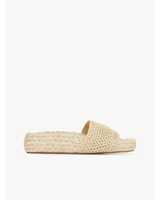 Chloé Isla Slide 100% Polyamide in het Natural