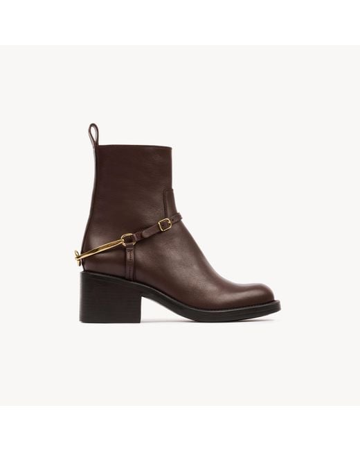 Chloé Brown Dakota Ankle Boot