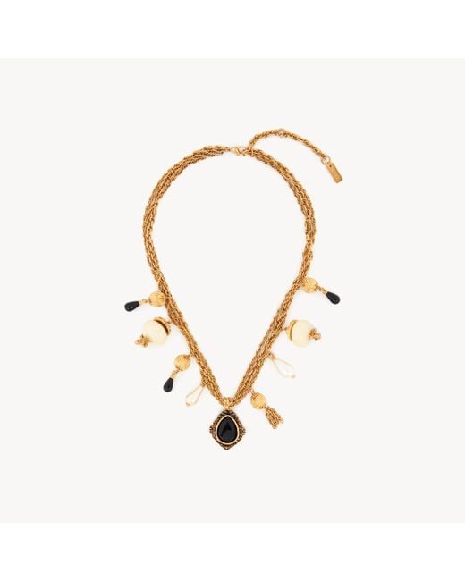 Collana Antique Pearls di Chloé in Metallic