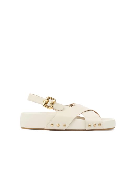 Chloé Natural Mae Sandal