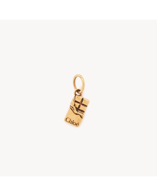 Chloé Metallic Chocolate Charm