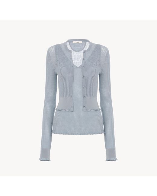 Chloé Blue Twin Set