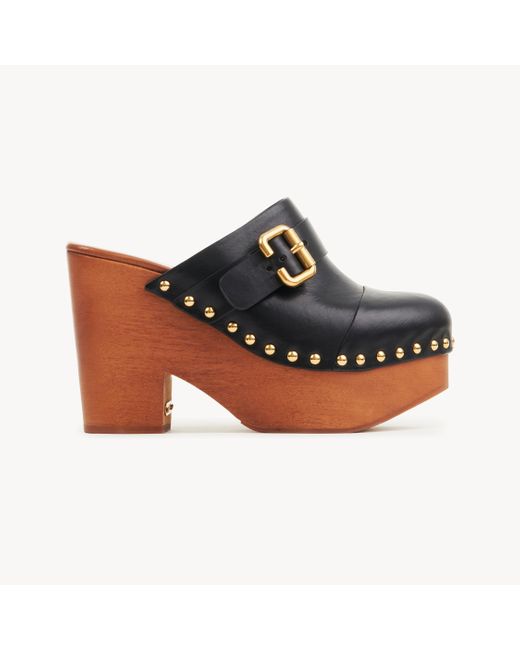 Chloé Jeannetteウェッジクロッグ Multicolor