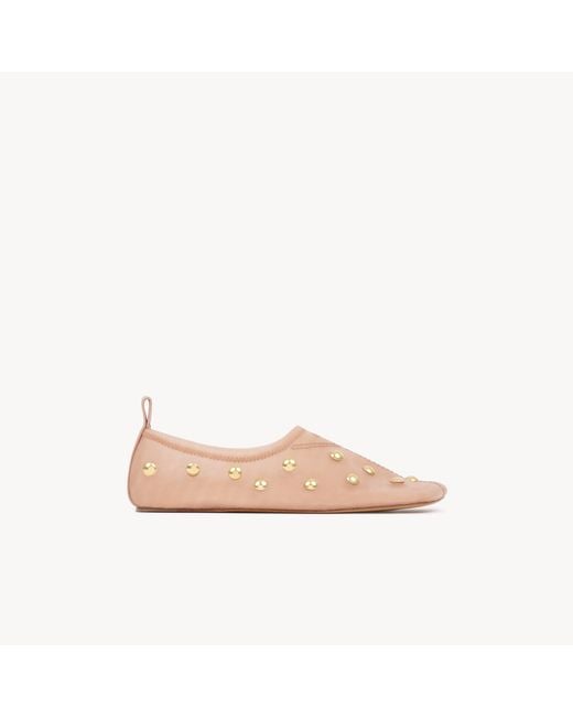 Chloé Pink Rita Flat