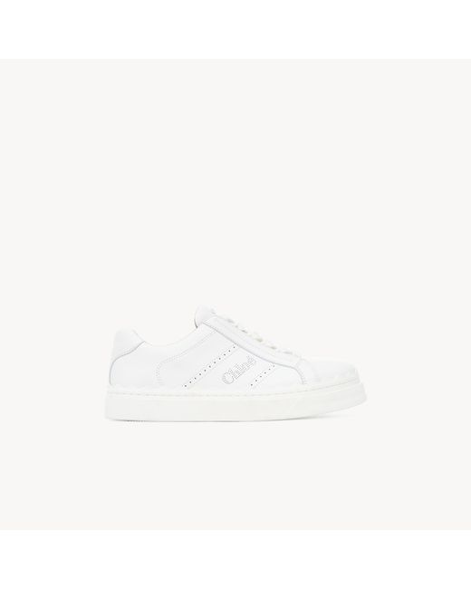 Chloé White Lauren Sneaker