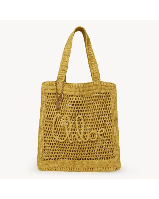 Tote Bag Summer Banana di Chloé in Yellow
