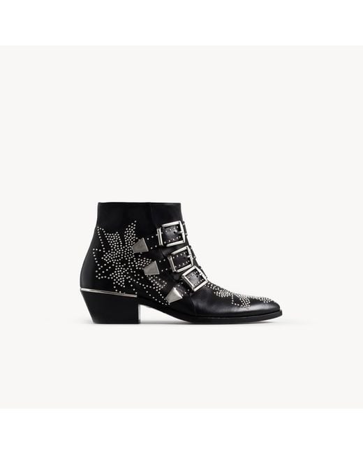 Chloé Black Susanna Ankle Boot