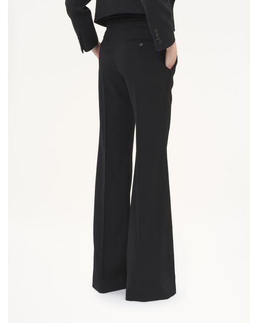 Chloé Flared Tailored Trousers in het Black