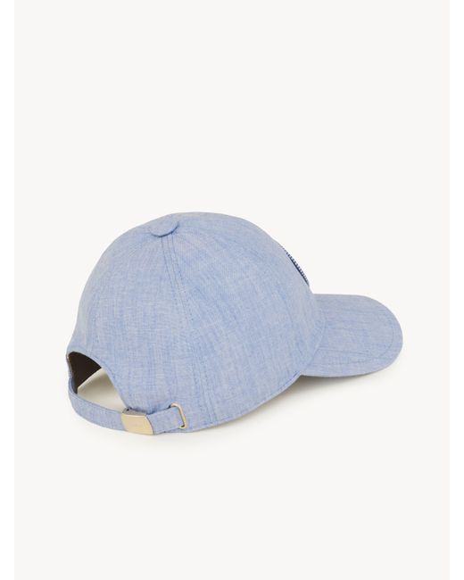 Chloé Blue Swing Cap In Cotton