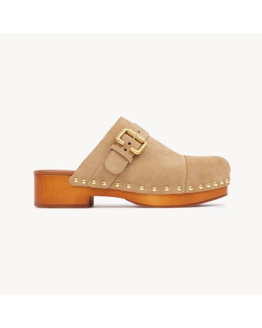 Chloé Natural Jeannette Clog