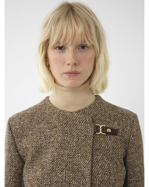 Chloé Brown Short Fitted Jacket