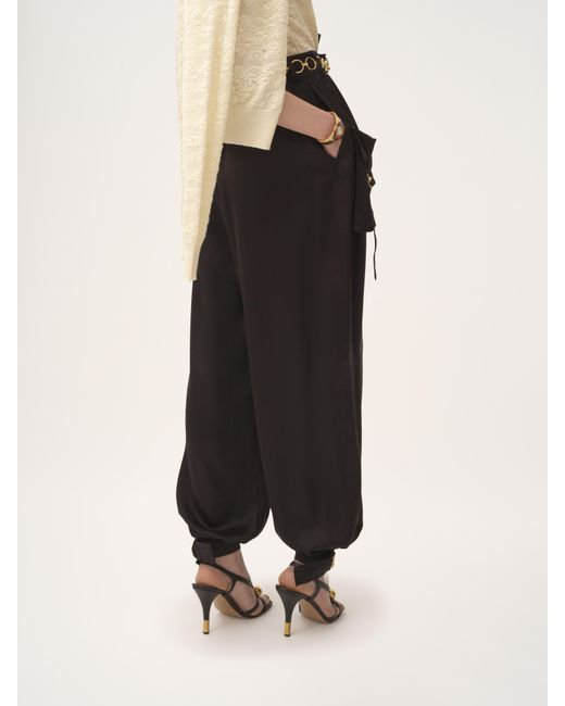 Pantaloni Cargo Fluidi di Chloé in Black