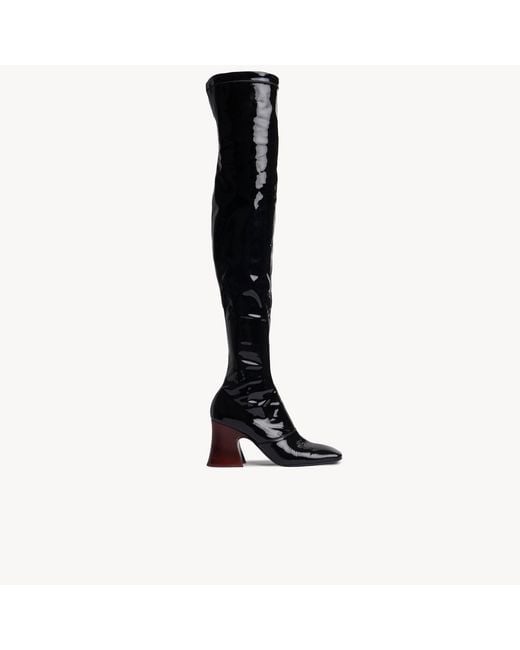 Chloé Black Janis Over-The-Knee Boot