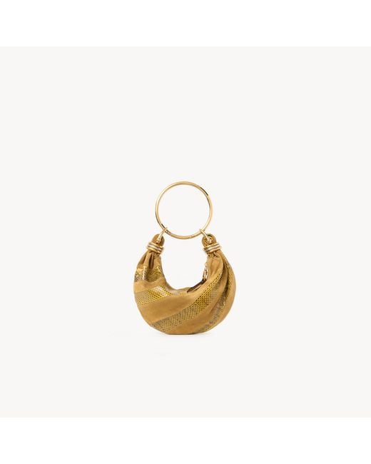 Chloé Metallic Mini Bracelet Hobo Bag
