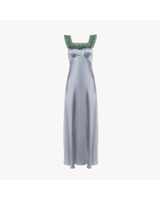 Chloé Gray Sleeveless Column Dress