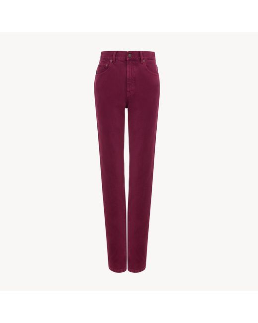 Chloé Red Slim Jeans