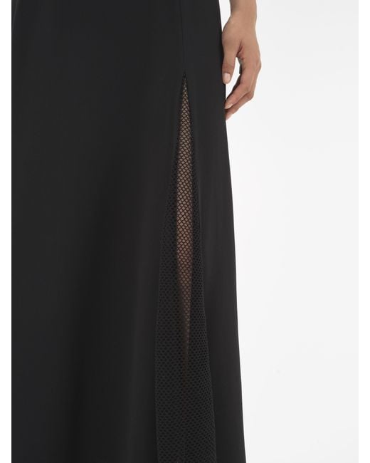 Chloé Black Flared Long Skirt