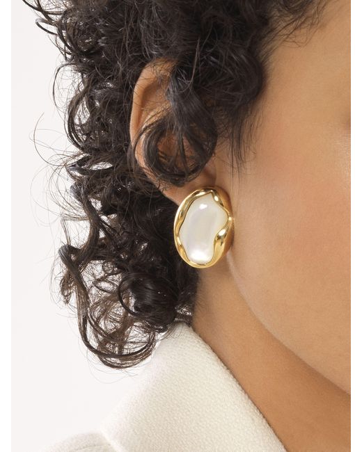【CHLOE】Jemma gold-tone mother-of-pearl earrings ピアス CHLOE】Jemma gold-tone mother-of-pearl earrings ピアス
