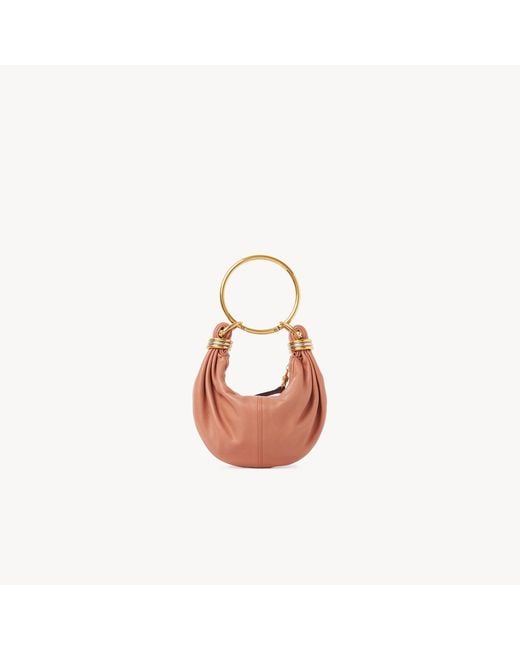 Chloé White Mini Bracelet Hobo Bag