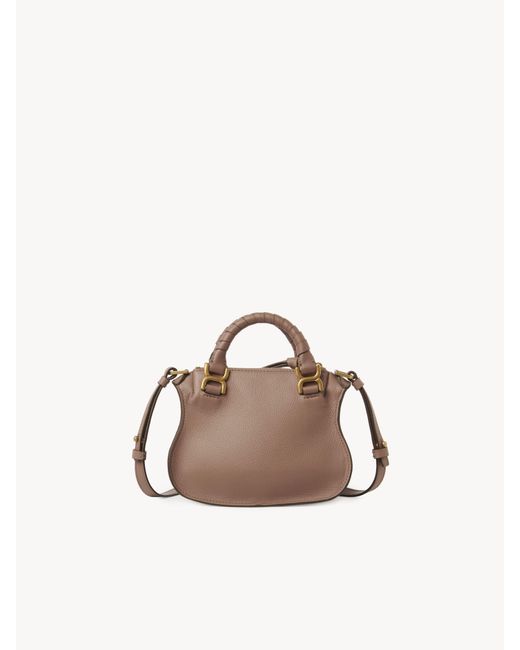 Chloé Marcie Mini Double Carry Bag in Brown