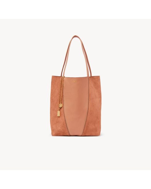 Tote Bag Spin di Chloé in Orange