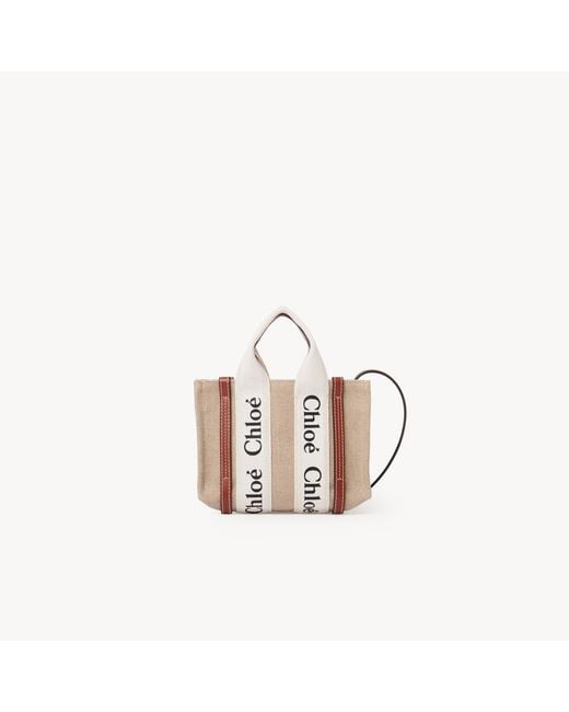 Chloé Pink Mini Woody Tote Bag