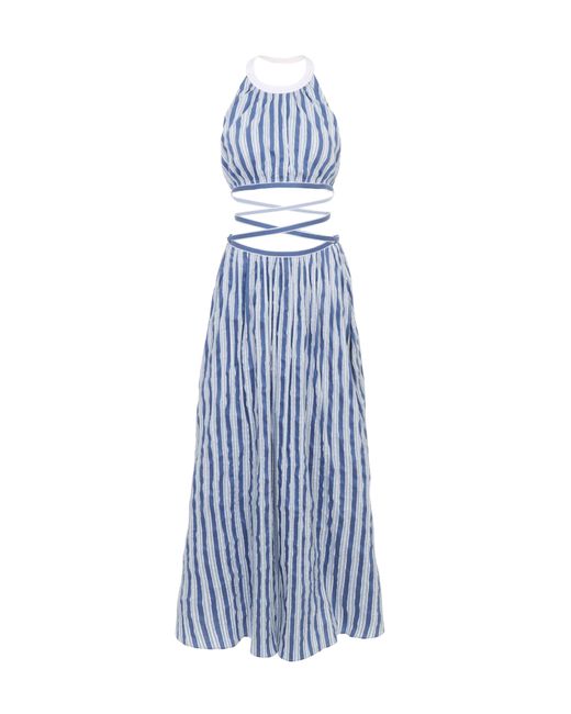 Chloé Blue Two-part Backless Dress