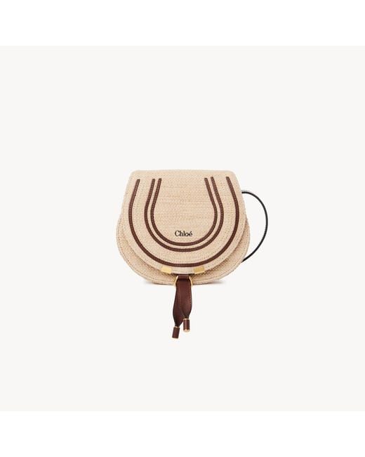 Chloé Metallic Small Marcie Saddle Bag