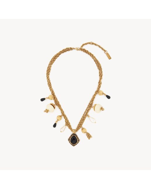 Collana Antique Pearls Oro Taglia 100% Ottone di Chloé in Metallic
