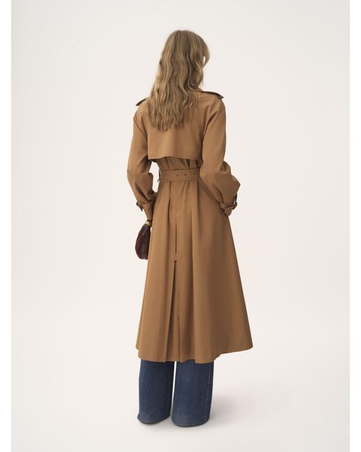 Trench Lungo di Chloé in Brown