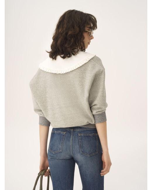 Chloé Gray Collar Sweater