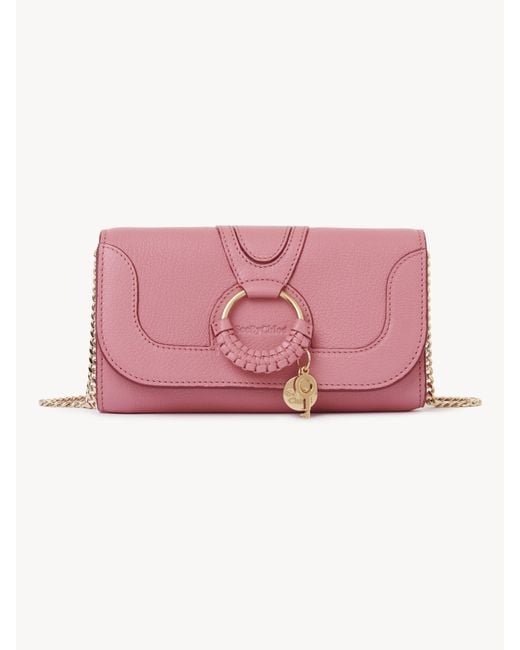 See By Chloé Pink Hana Chain Wallet