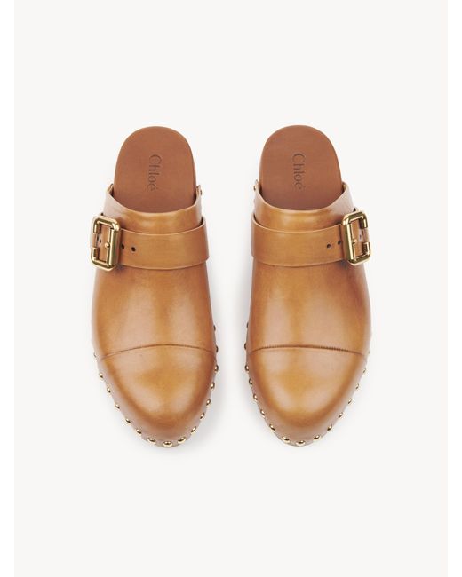Chloé Brown Jeannette Clog