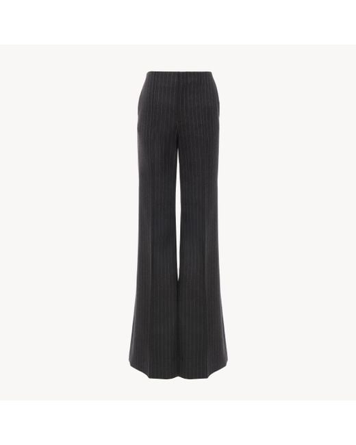 Chloé Tailored Bootcut Pants in het Black