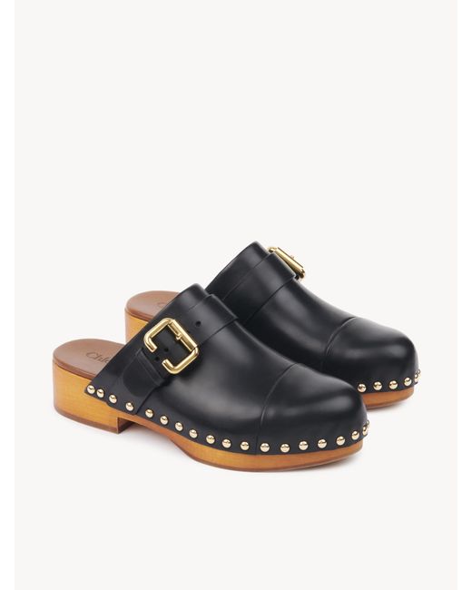 Chloé Black Jeannette Clog