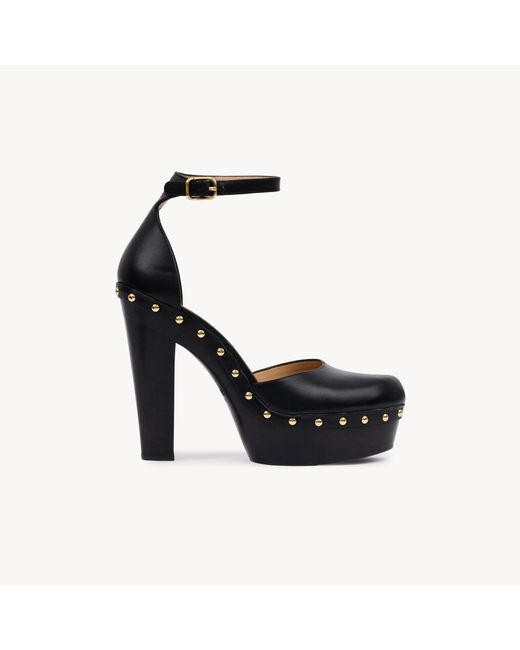 Chloé Black Lola Platform Pump