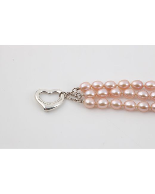 Elsa Peretti Pink Pearl Bracelet 