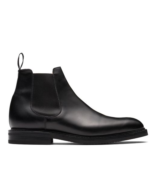 Church's Black Nevada Leather Chelsea Boot for men