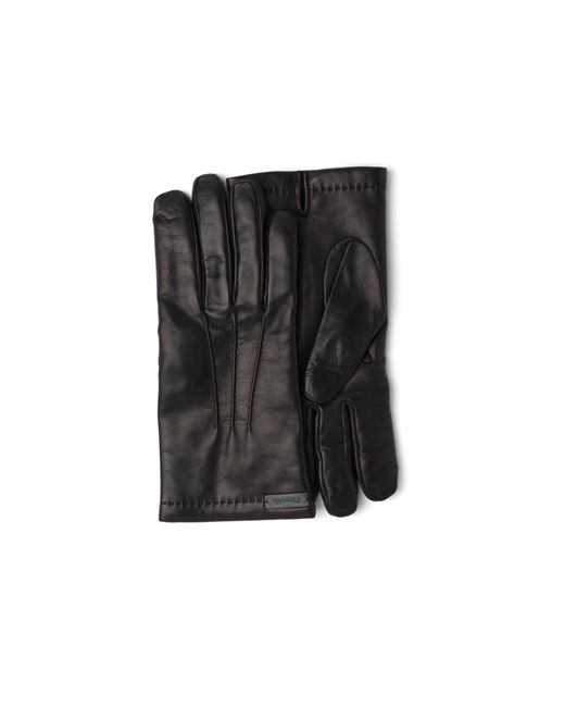Church's Black Nappa Leather Gloves for men