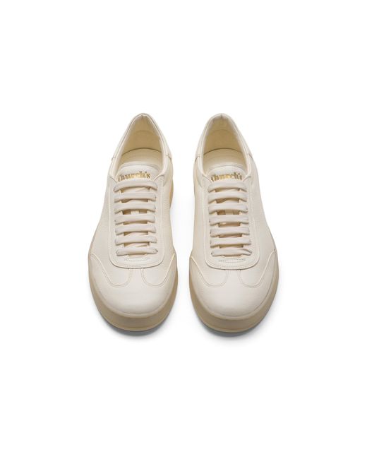 Church's White Deerskin Sneaker for men