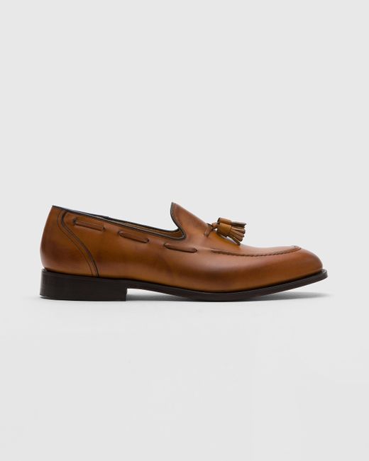 Church's Brown Nevada Leather Loafer for men
