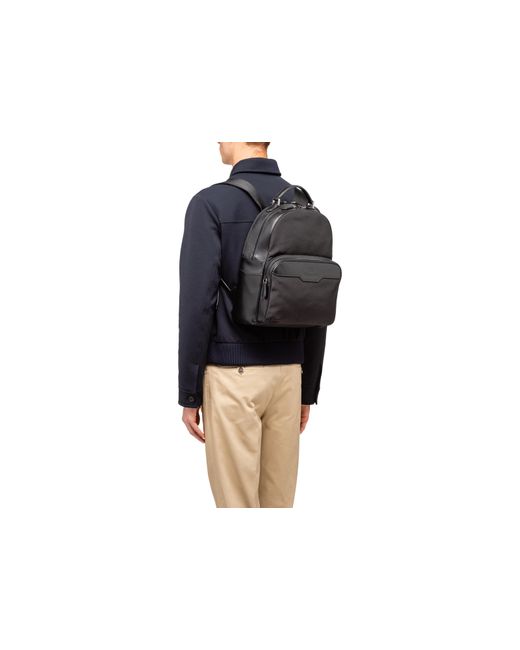 Church's Black St James Leather Tech Backpack for men
