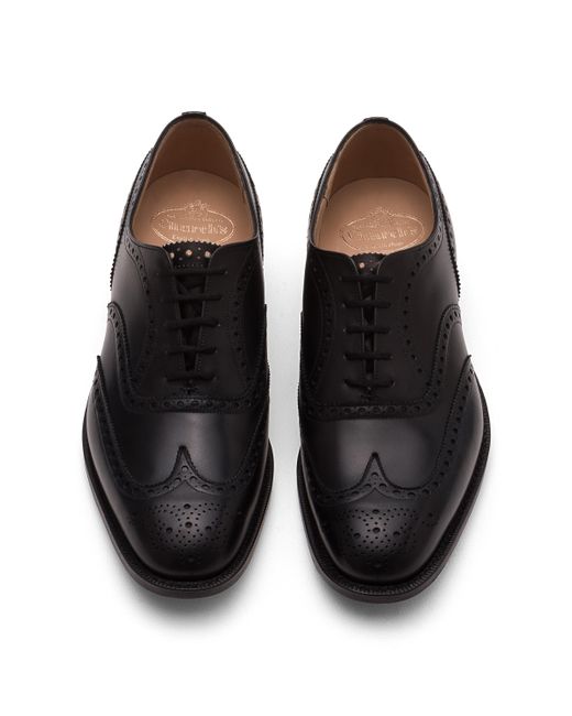 Church's Black Calf Leather Oxford Brogue for men
