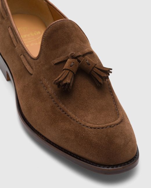 Church's Brown Soft Suede Loafer for men