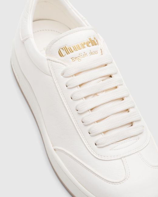 Church's White Deerskin Sneaker