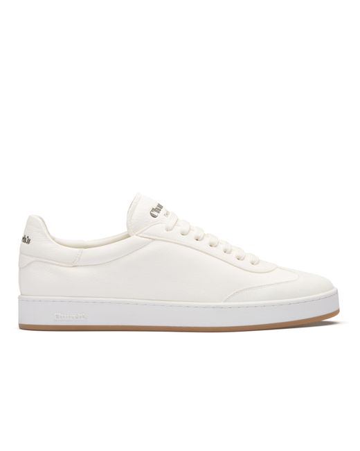 Church's White Deerskin And Suede Sneaker for men